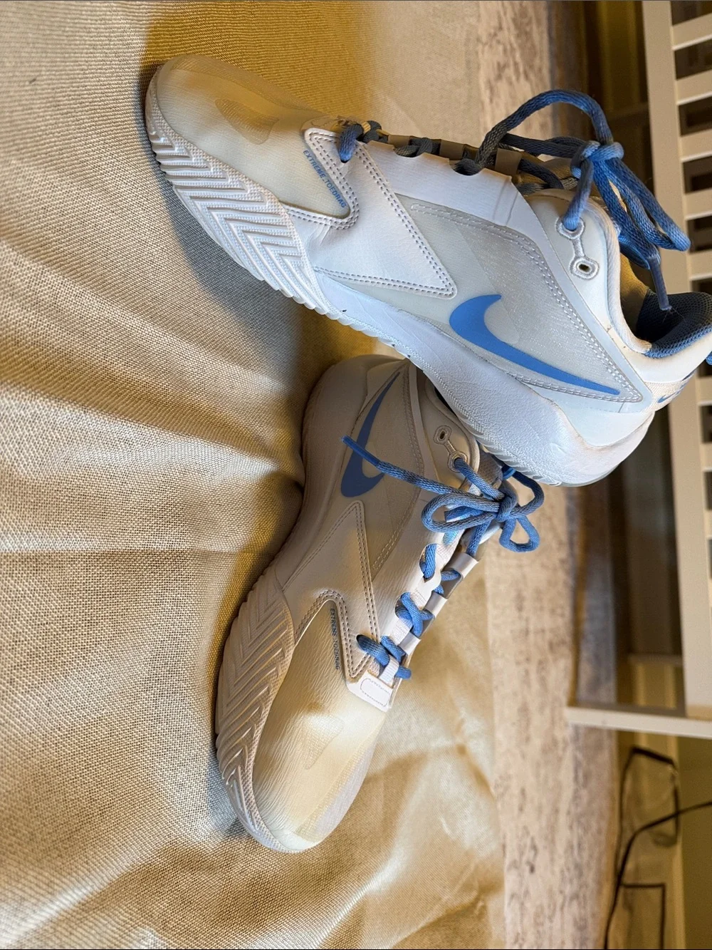 Nike Women’s Air Zoom Hyperace 3 Sneakers in Light Blue and White